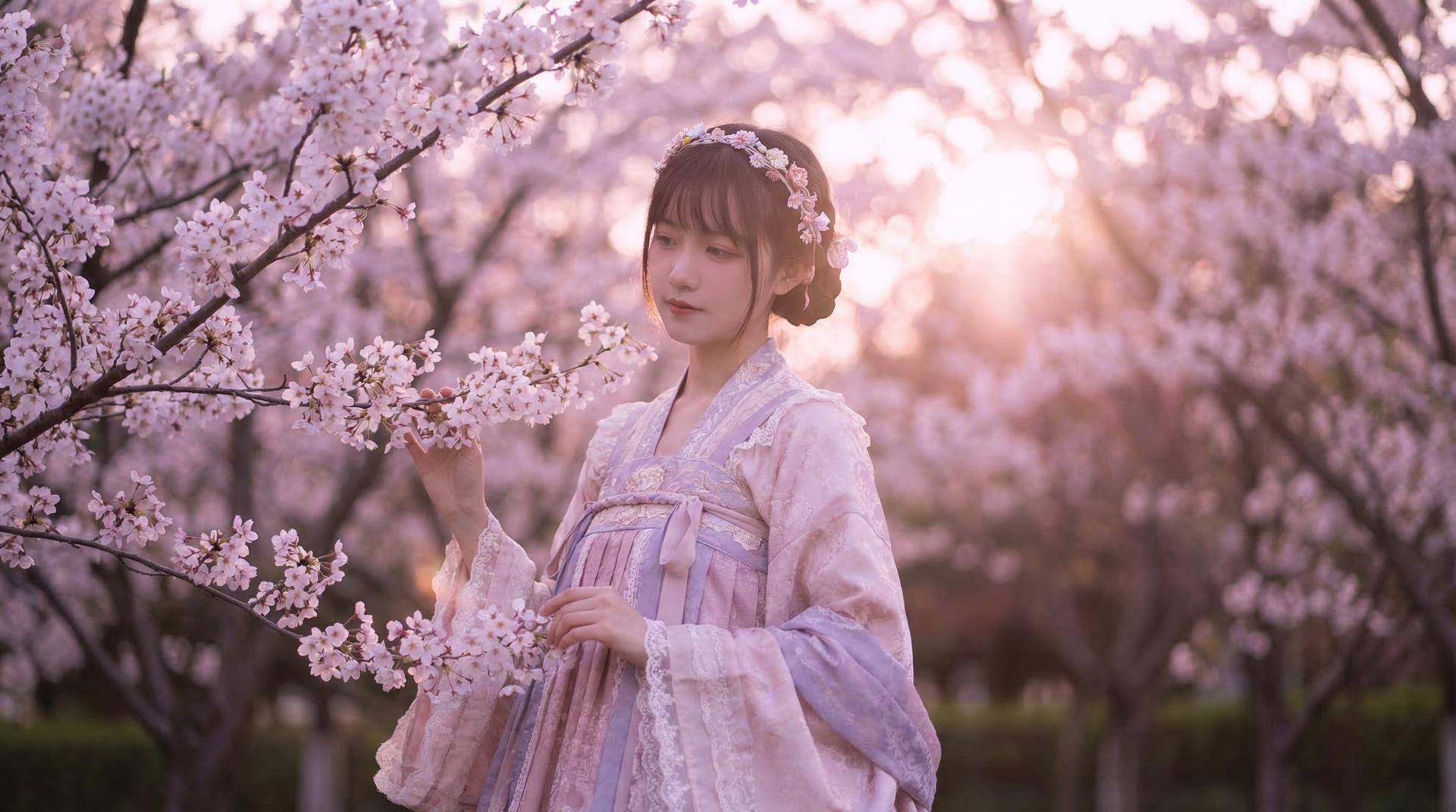 黄色仓库原创传媒 - 樱花季唯美写真